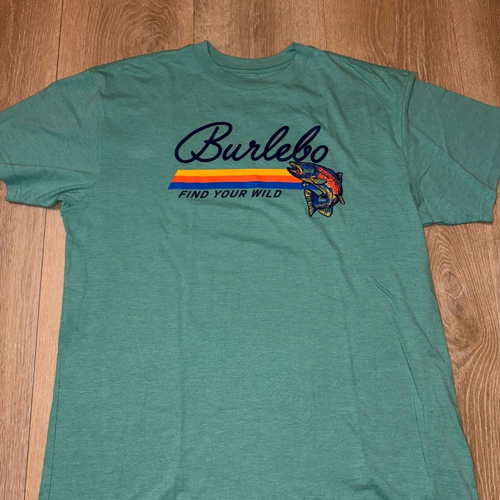 BURLEBO Teal Adventure Graphic Tee